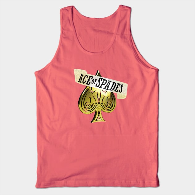 Ace of Spades - Gold Tank Top by Shapetrix